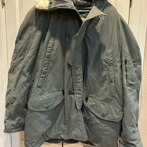 Military N-3B extreme cold weather hooded jacket